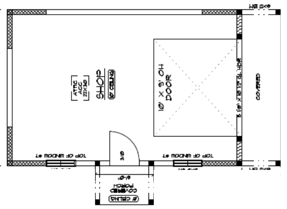 design plans for 28 foot by 16 foot custom shop