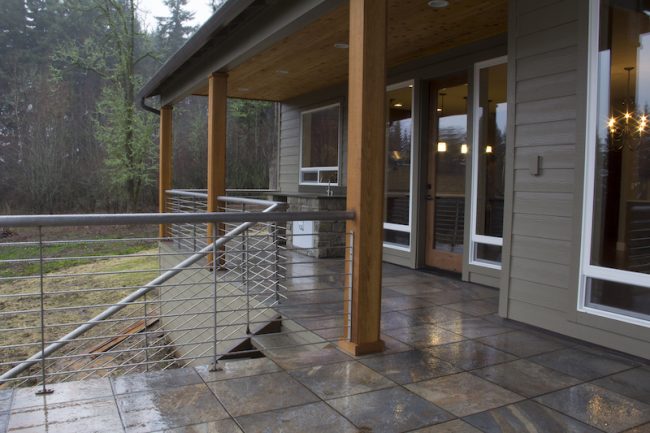 Custom Home Back Patio
